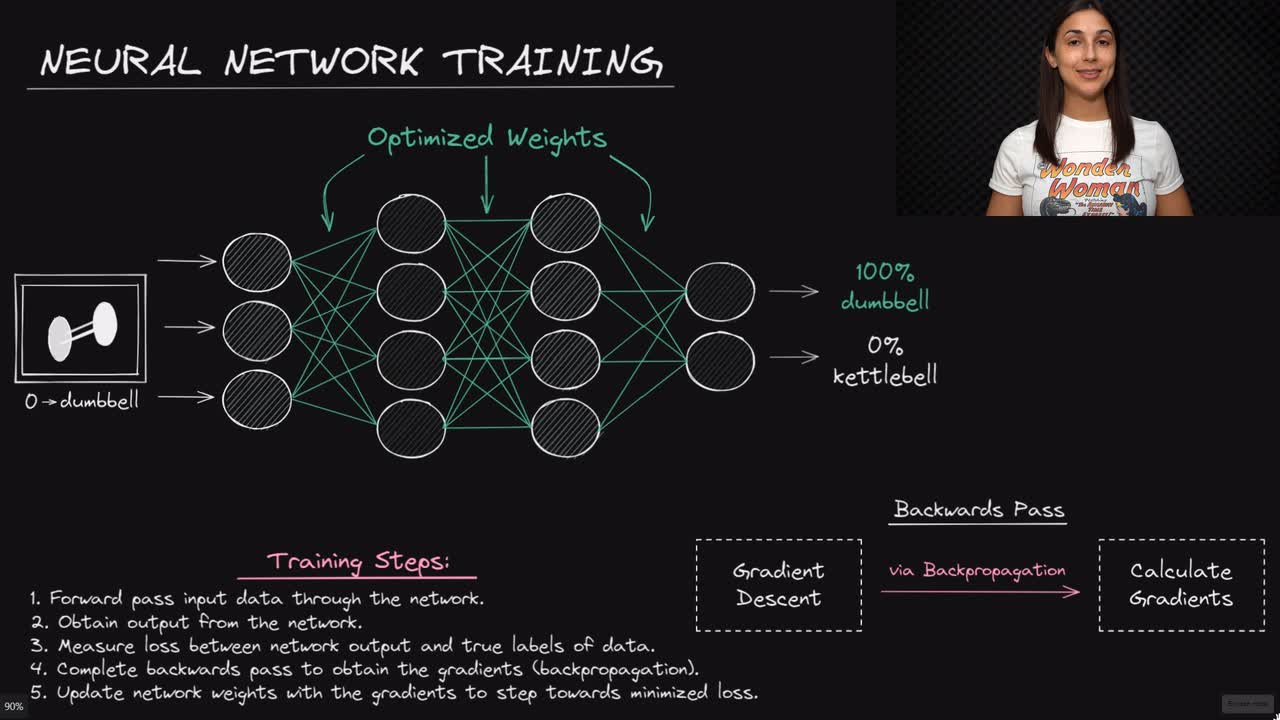 Lesson thumbnail for Neural Network Training - Deep Learning Dictionary